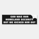 Zoek naar veiligheid bumperstickers God