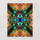 Zoek naar batik ontwerp briefkaarten Abstract