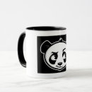 Zoek naar panda koffie mokken Zwart