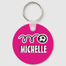 Zoek naar roze voetbal sleutelhangers Verjaardag