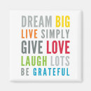 Zoek naar motivatie magneten Minimalistisch