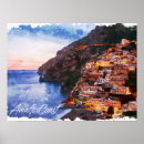 Zoek naar amalfi kust kunst Illustratie