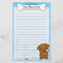 Zoek naar ras briefpapier Hond