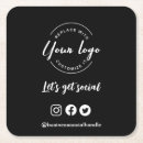 Zoek naar logo onderzetters Elk persoon