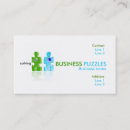 Zoek naar puzzels visitekaartjes Oplossing