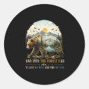 Zoek naar verstand stickers Bos