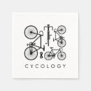 Zoek naar fietsers servetten Patroon