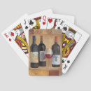Zoek naar druiven speelkaarten Fles