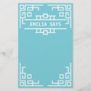 Zoek naar gekleurde briefpapier Elk persoon