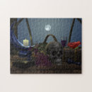Zoek naar maanlicht puzzels Spookachtig