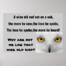 Zoek naar wijze uil posters Voor iedereen