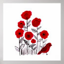 Zoek naar kleine vogel posters Papaver