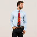 Zoek naar vuur stropdassen Nek