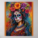 Zoek naar suiker schedel posters Mexicaans
