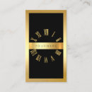 Zoek naar klok visitekaartjes Goud