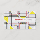 Zoek naar primaire kleuren visitekaartjes Geometrisch