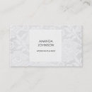 Zoek naar white lace visitekaartjes Elegant