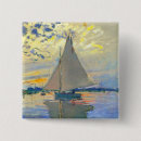 Zoek naar zeilboot buttons Claude monet