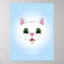 Zoek naar katten gezicht posters Voor iedereen