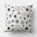 Zoek naar bloemstuk kussens Zwart wit
