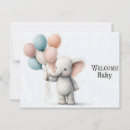 Zoek naar olifants baby shower briefkaarten Schattig