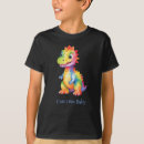 Zoek naar regenboog dinosaurus tshirts Schattig