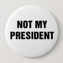 Zoek naar president buttons Geen troep
