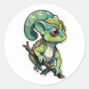 Zoek naar cartoon kameleon stickers Reptiel