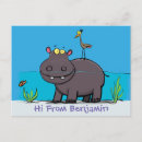 Zoek naar funny hippo briefkaarten Cartoon