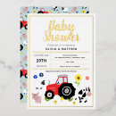 Zoek naar tractor baby uitnodigingen Modern