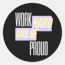 Zoek naar het harde werk stickers Citaat
