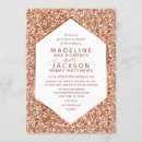 Zoek naar gold glitter uitnodigingen Koppel