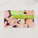 Zoek naar pastelkleur visitekaartjes Girly