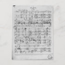 Zoek naar muziek score briefkaarten Schumann