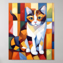 Zoek naar abstract cat kunst Huisdier