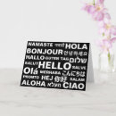 Zoek naar verschillende talen kaarten Zwart