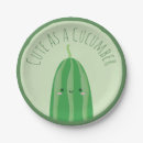 Zoek naar komkommer borden Schattig