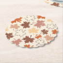 Zoek naar de herfst onderzetters Thanksgiving