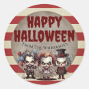 Zoek naar enge clown stickers Vintage