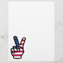 Zoek naar sterren en strepen briefpapier Amerikaanse vlag