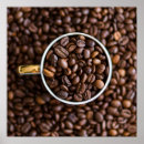 Zoek naar koffiebonen posters Close up