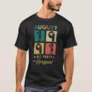 Zoek naar augustus tshirts Verjaardagscadeau