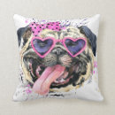 Zoek naar pug puppy kussens Waterverf
