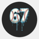 Zoek naar nummer 6 stickers Honkbal ijs