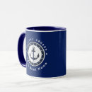 Zoek naar blauw anker mokken Marineblauw
