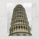 Zoek naar toren van pisa briefkaarten Vintage