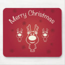 Zoek naar grappige rendieren muismatten Vrome kerst