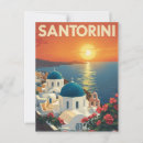 Zoek naar santorini briefkaarten Zonsondergang