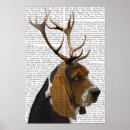 Zoek naar basset hound kunst Antiek