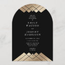 Zoek naar art deco huwelijk uitnodigingen Bruid